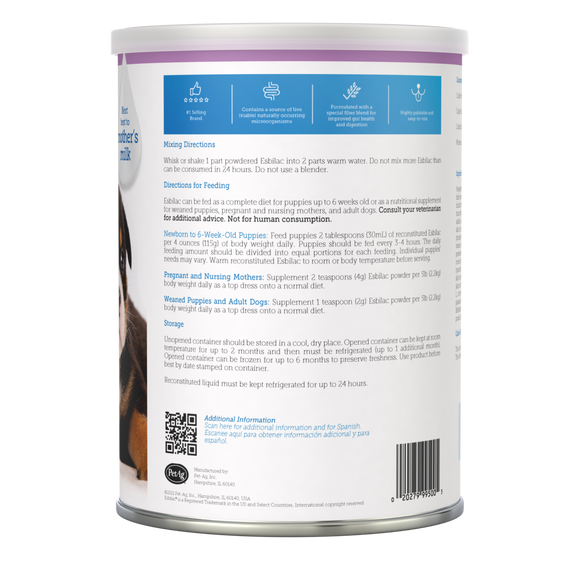 esbilac for puppies directions