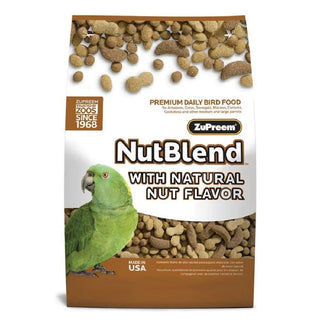 ZuPreem NutBlend with Natural Nut Flavor Parrot & Conure Food, 17.5-lb