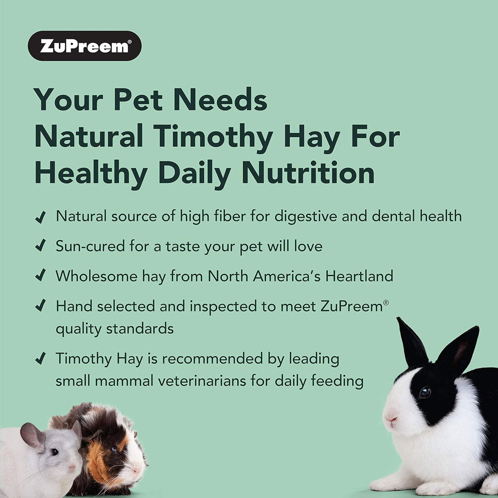 Zupreem Natural Timothy Hay for Small Animals