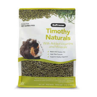 Zupreem Timothy Naturals Guinea Pig Food, 5-lb