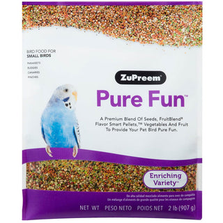 ZuPreem Pure Fun Bird Food for Small Birds, 2-lb