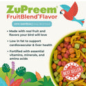 ZuPreem FruitBlend Flavor with Natural Flavors Daily Medium Bird Food