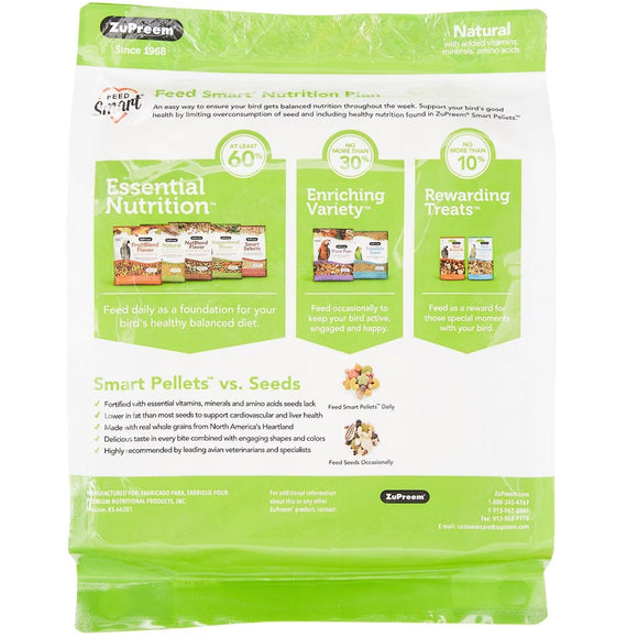 ZuPreem Natural Bird Food Parakeets