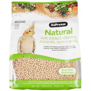 ZuPreem Natural Bird Food Cockatiels, 2-lb