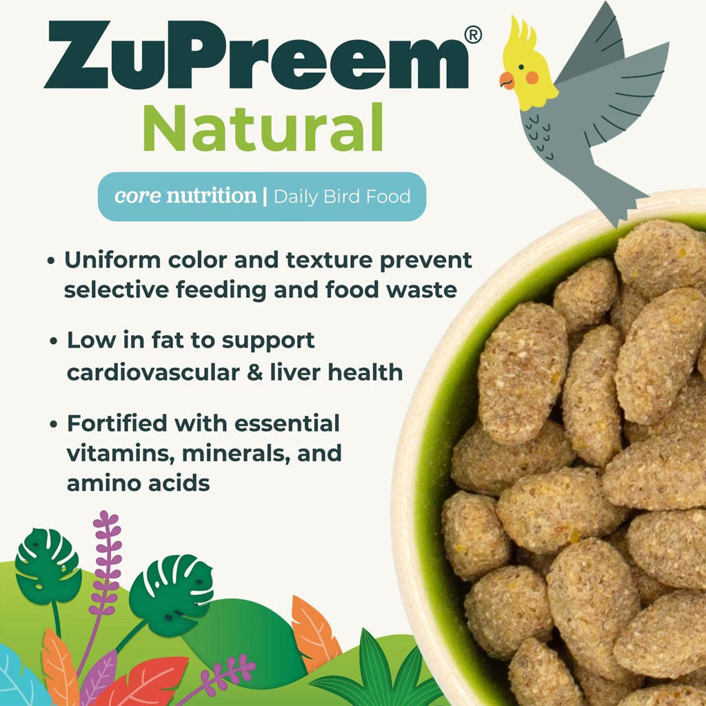 ZuPreem Natural Bird Food Large Parrots