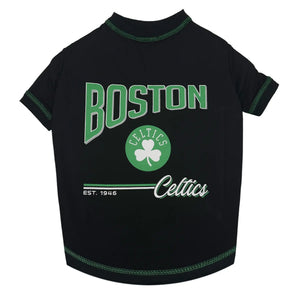 Pet's First NBA Bold City Text Tee for Dogs & Cats Dog Clothing & Apparel.