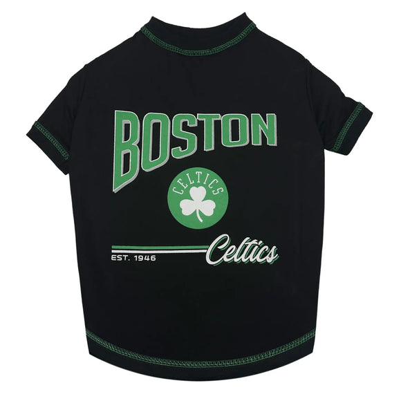 Pet's First NBA Bold City Text Tee for Dogs & Cats Dog Clothing & Apparel.