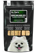 Dr. Tim's CLENZ-A-DENT Breakables Rawhide Dental Chews