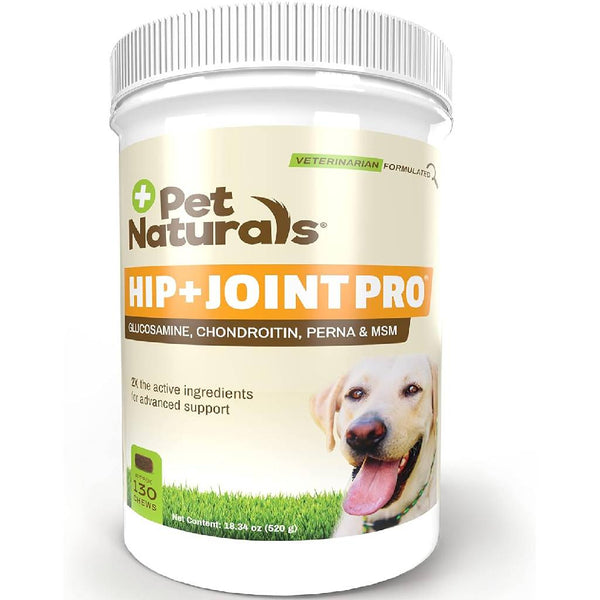 Pet Naturals Hip & Joint PRO Chews for Dogs (130 count)
