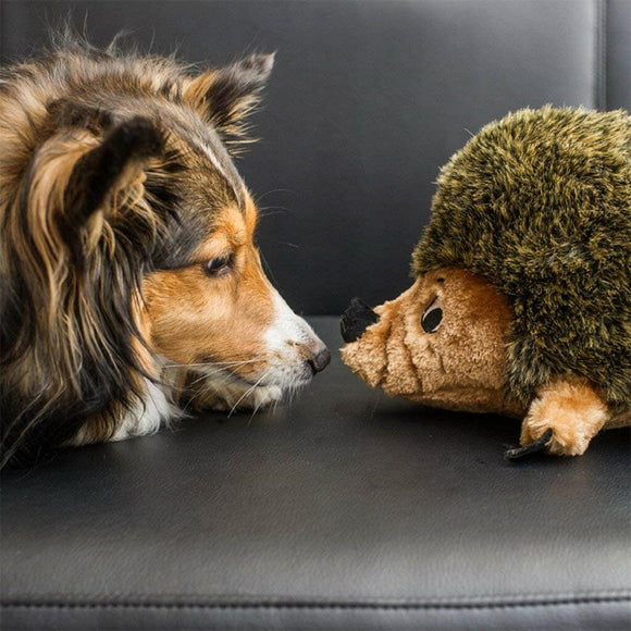 Outward Hound Hedgehog Brown Squeaker Dog Plush Toy (Extra Large)