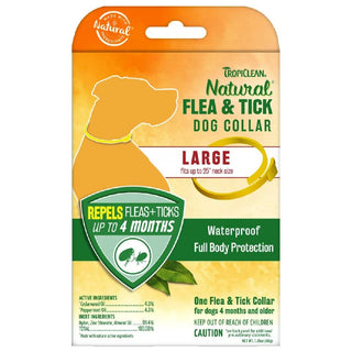 Tropiclean Natural Flea & Tick Dog Collar For Large Dogs