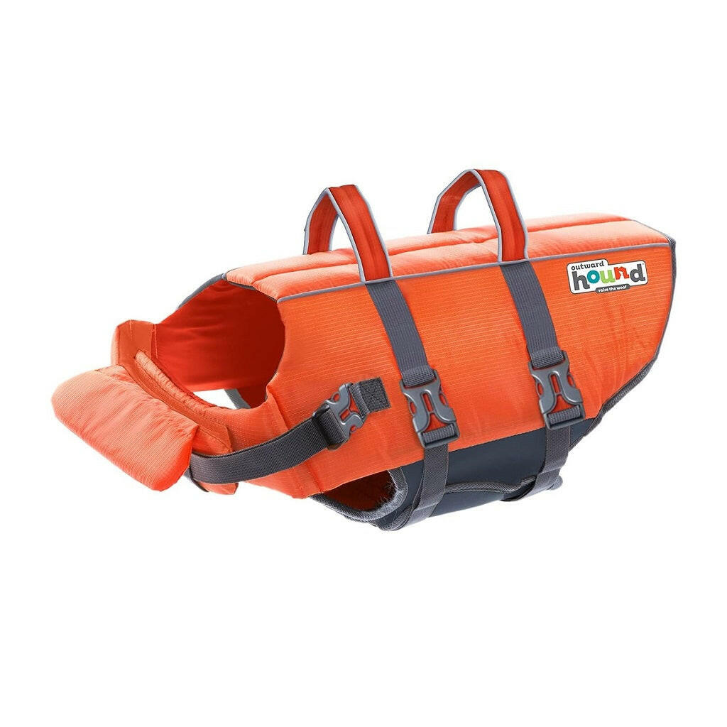 Outward Hound PupSaver Ripstop Life Jacket Orange For Dog (Medium)