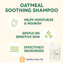 Healthy Paw Life Oatmeal Soothing Shampoo for Dogs, Cats & Companion Animals, 1-gallon-4