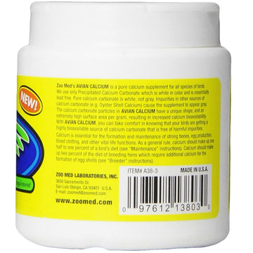 Zoo Med Avian Plus Vitamin and Mineral Bird Supplement