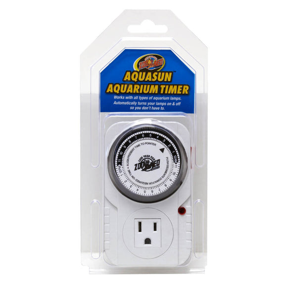 Aquasun aquarium timer in packaging on a white background
