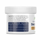 Container of Animal Planet Daily Blend with usage instructions and weight guidelines on a white background