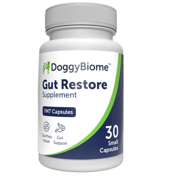 Doggy Biome Gut Restore Supplement FMT Capsules for Dogs