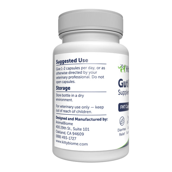 Vitamins bottle with label on a white background