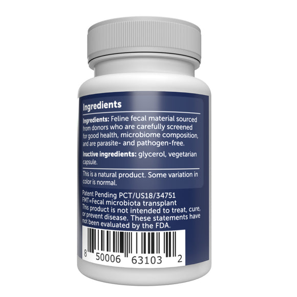 Bottle label with ingredients and product details on a white background