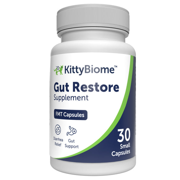 Kitty Biome Gut Restore Supplement FMT Capsules for Cats