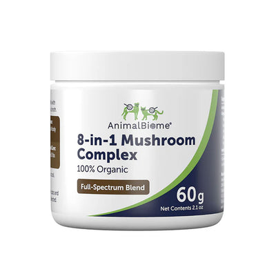 Animal Biome 8-in-1 Mushroom Complex for Cats and Dogs, 60-g