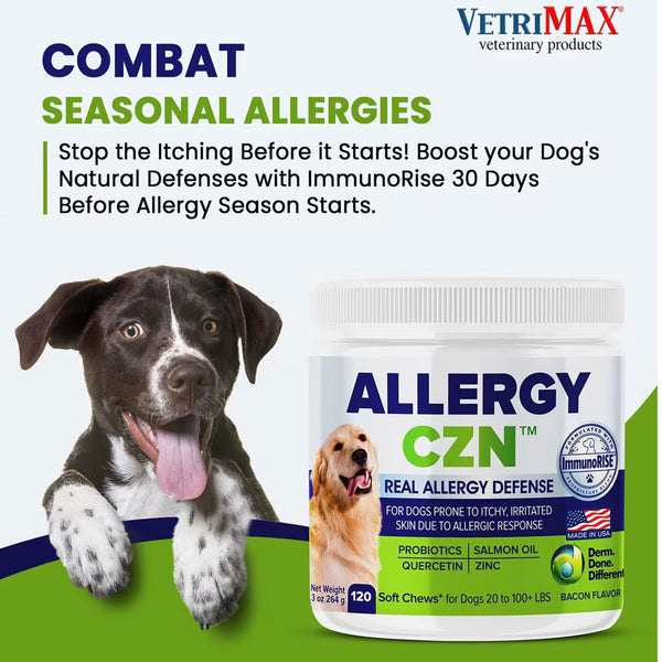 VETRIMAX Allergy CZN Bacon Flavored Supplement for Dogs