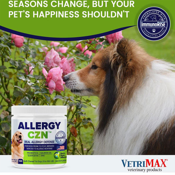 VETRIMAX Allergy CZN Bacon Flavored Supplement for Dogs