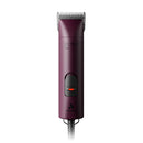 Purple hair clipper with brand logo on a white background