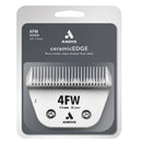 Andis ceramicEDGE clipper blade packaging on a white background