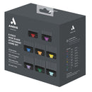 Andis 8-piece wide blade attachment comb set packaging on a white background