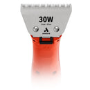 Andis hair clipper head with '30W' and '5mm X-Fine' text on a white background
