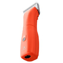 Orange grooming clipper on a white background