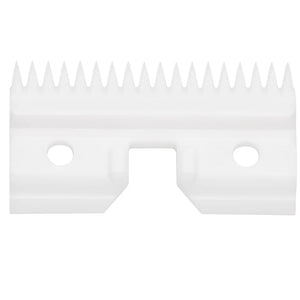 White comb blade on a white background