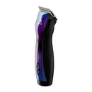 Hair trimmer with a gradient design on a white background