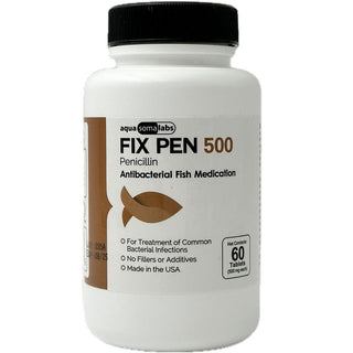 Fix Pen (Penicillin) Tablets Fish Antibiotics, 500-mg, 60-count