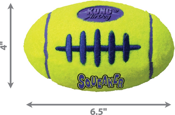 Kong AirDog Squeaker Football Dog Toy