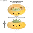 Squishmallows Plush Bolster Pet Bed, Maui the Pineapple-9