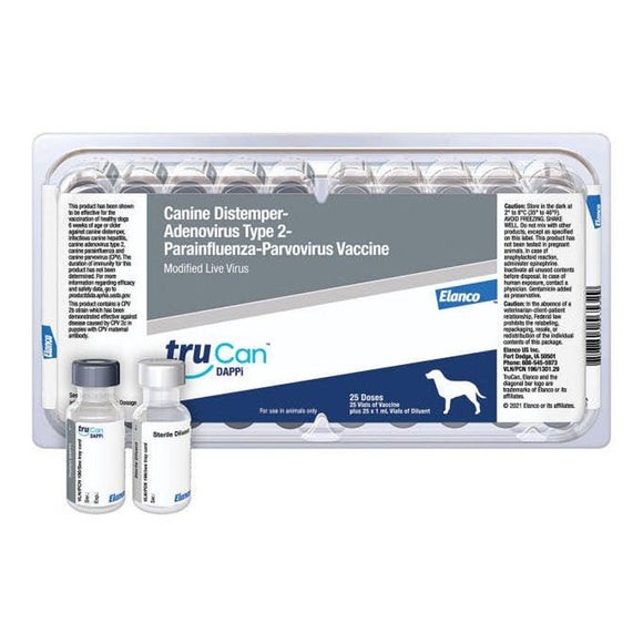 TruCan DAPPi Vaccine for Dogs, 25 Doses