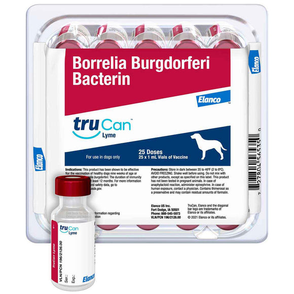 TruCan Lyme Vaccine for Dogs, 25 Doses