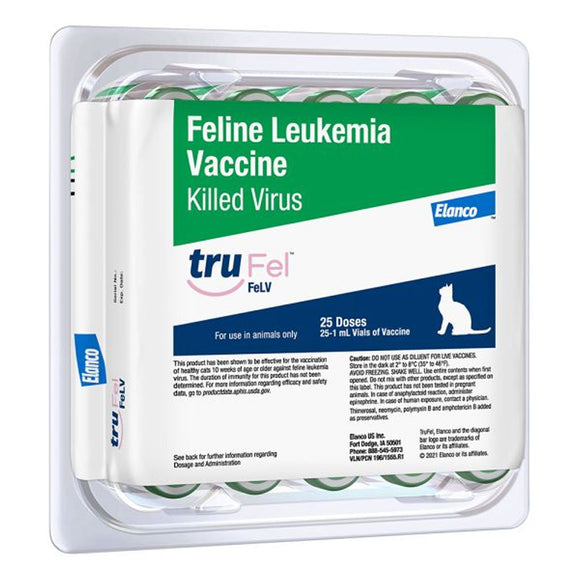 TruFel FeLV Vaccine for Cats, 25 Doses