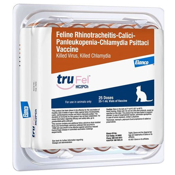 TruFel HC2PCh Vaccine for Cats, 25 Doses