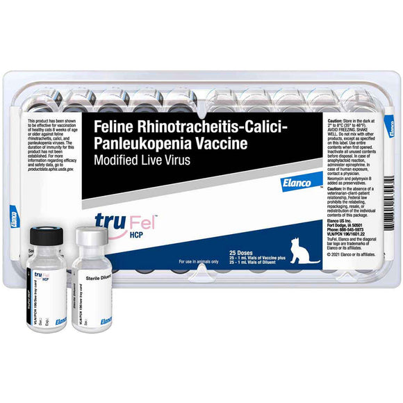 TruFel HCP Vaccine for Cats, 25 Doses