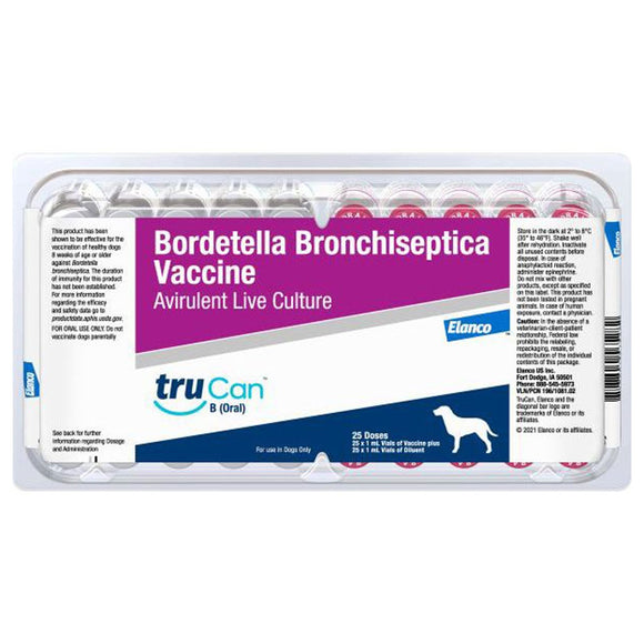 TruCan B (Oral) Vaccine for Dogs, 25 Doses