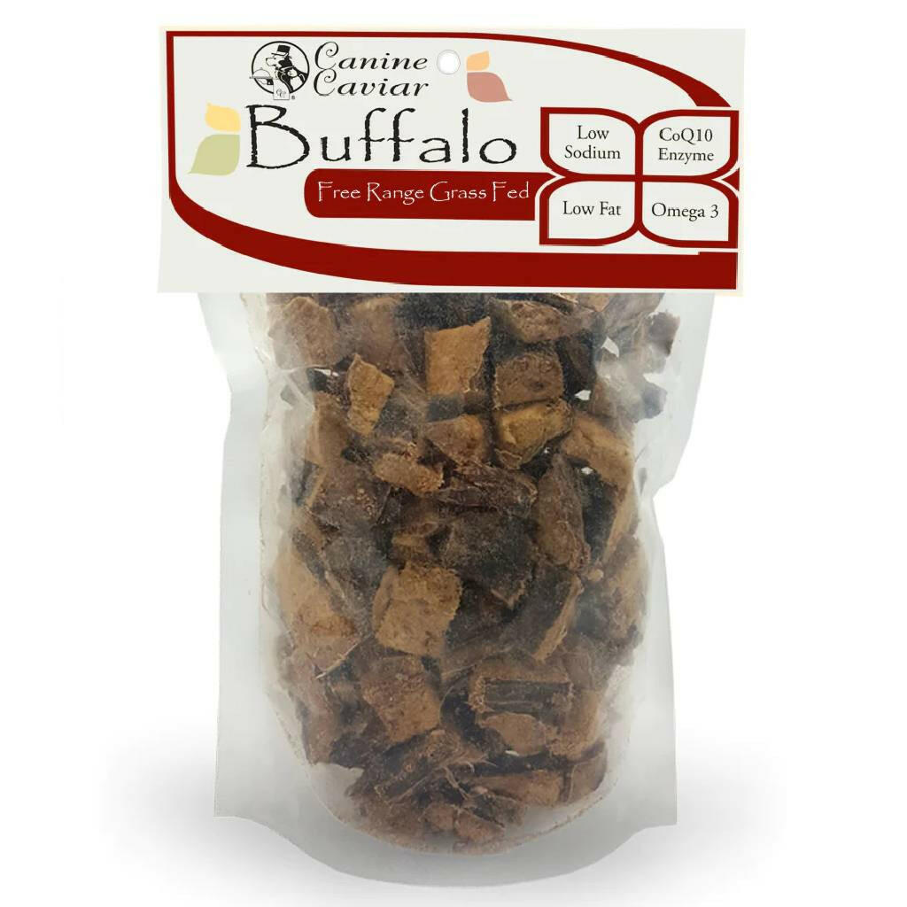 Canine Caviar Buffalo Lung Dog Jerky Treats (1 lb)