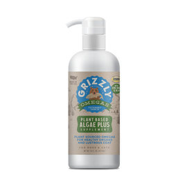 Grizzly Algal Plus Omega Fatty Acids Supplement, 16-oz