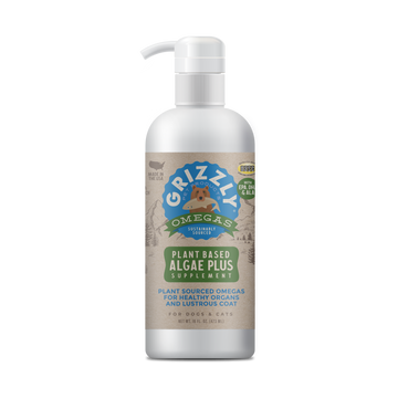 Grizzly Algal Plus Omega Fatty Acids Supplement, 16-oz