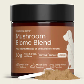 Animal Biome 8-in-1 Mushroom Complex for Cats and Dogs, 60-g