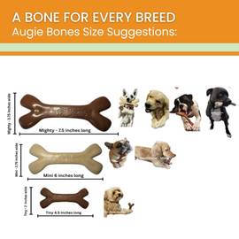 Augie Bones Tiny Bacon Softer Dog Chew Toy - Dog Chew Toy 2