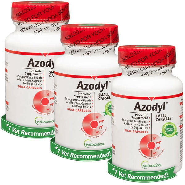 Azodyl Small Capsules - Renal Support Supplement for Cats and Dogs Dog Supplements & Vitamins.