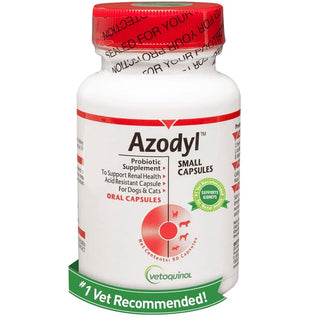 Azodyl Small Capsules - Renal Support Supplement for Cats and Dogs